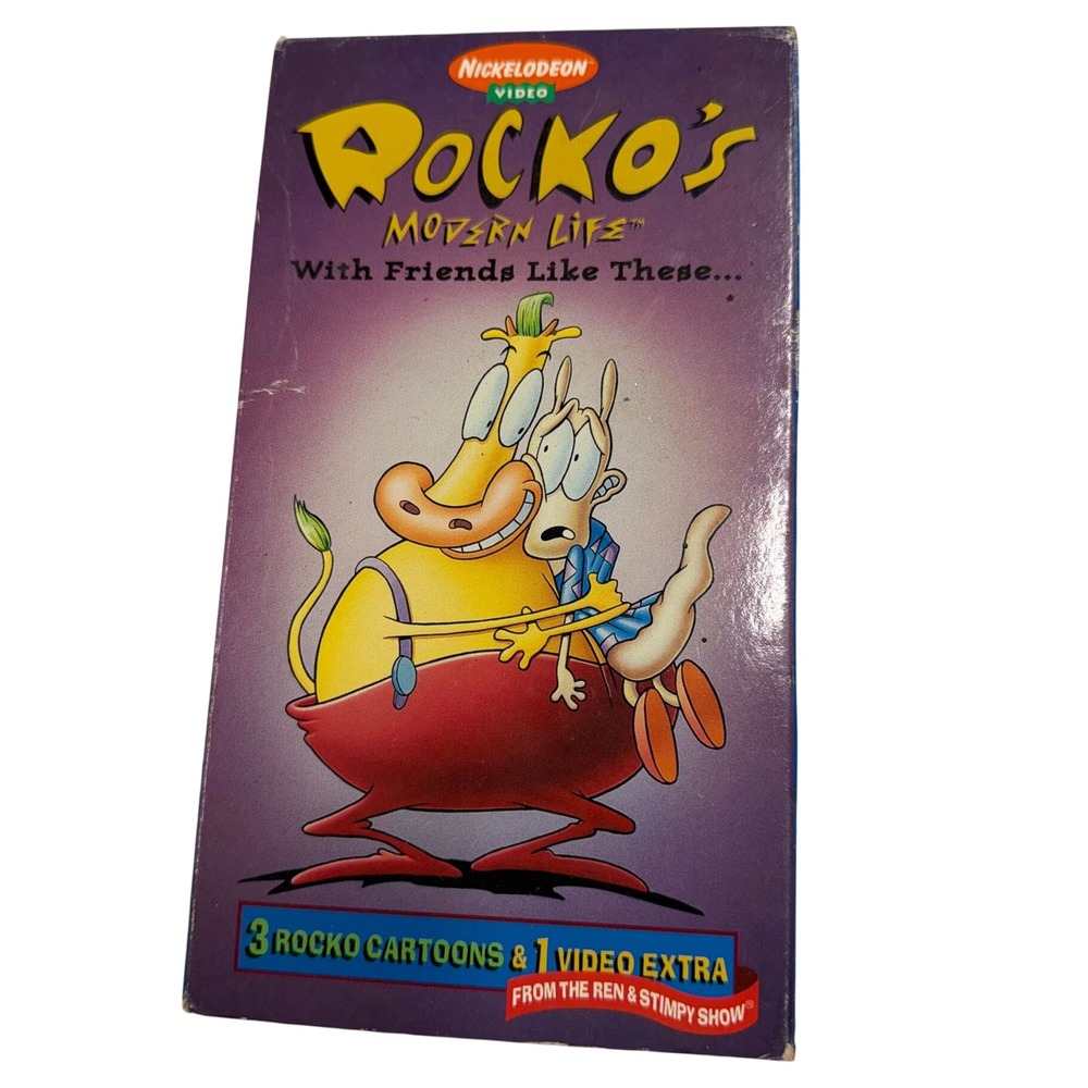 Rocko's Modern Life With Friends Like These VHS Nickelodeon Video 1990s Vintage